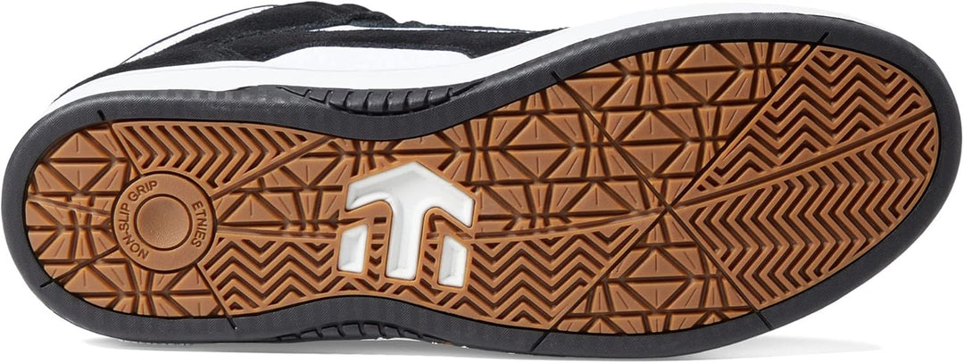 Etnies Herren Mc Rap Hi Top Skate-Schuh 42 EU Schwarz Weiss Weiss, 42 EU Schwarz Weiß Weiß