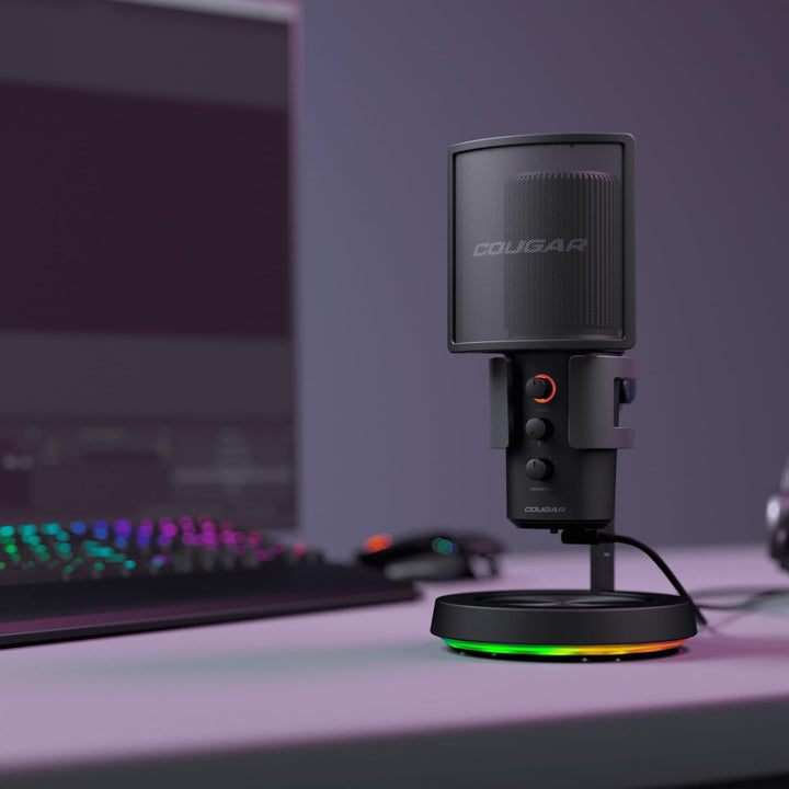 COUGAR Gaming | Micro Gaming | Screamer X RGB USB | Omnidirektionale Modi | Plug and Play USB | Raus