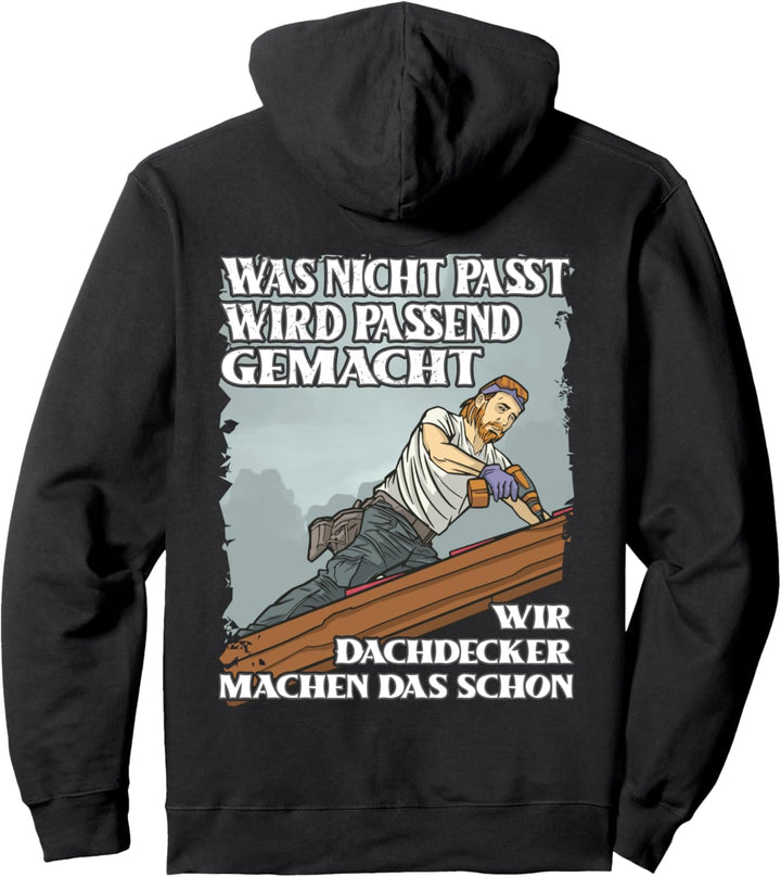 Für Dachdecker Handwerker Arbeit Heimwerker Bau Job Herren Pullover Hoodie