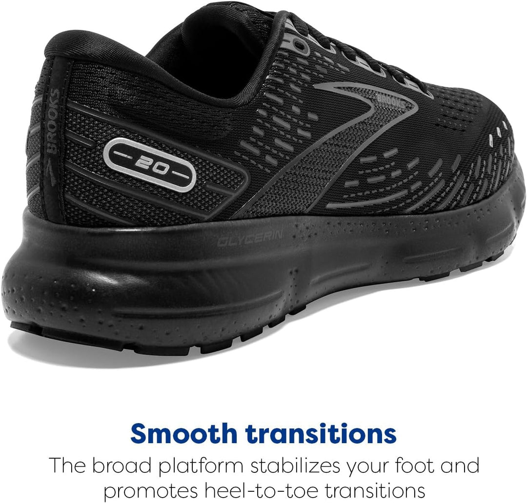 Brooks Ghost Gtx M, Herren Sportschuhe - Running 42.5 EU Schwarz Schwarz Ebenholz, 42.5 EU Schwarz S