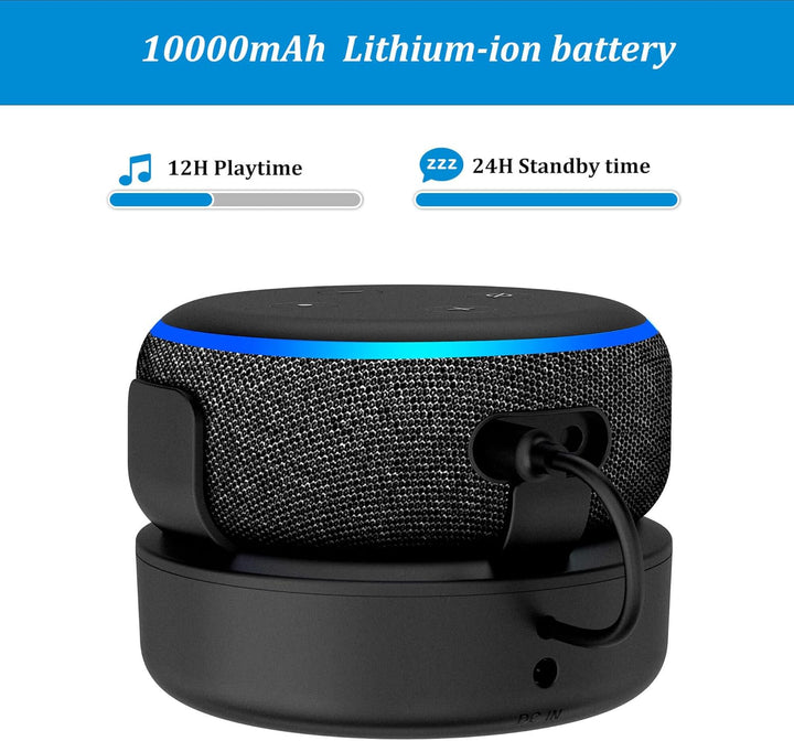 PlusAcc Akku für ᴅот 3. Gen - 10000mAh Tragbare Batterie Base für ᴅот 3. Generation mit 16 Stunden S
