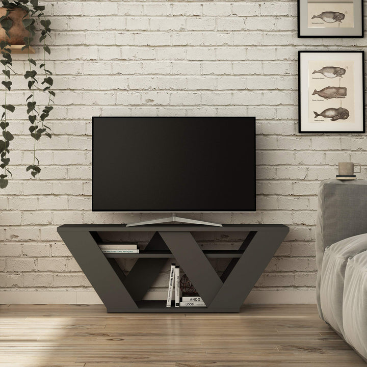 Hocus Picus TV-Einheit für Wohnzimmer bis 55" Fernseher, 110 x 40 x 30 cm, einfache Montage und Rein