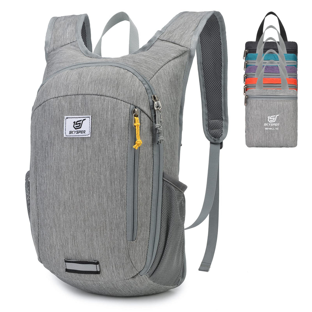 SKYSPER 10L/15L/20L Faltbarer Rucksack Ultraleicht Tagesrucksack Wasserfest Daypack Reiserucksack Wa
