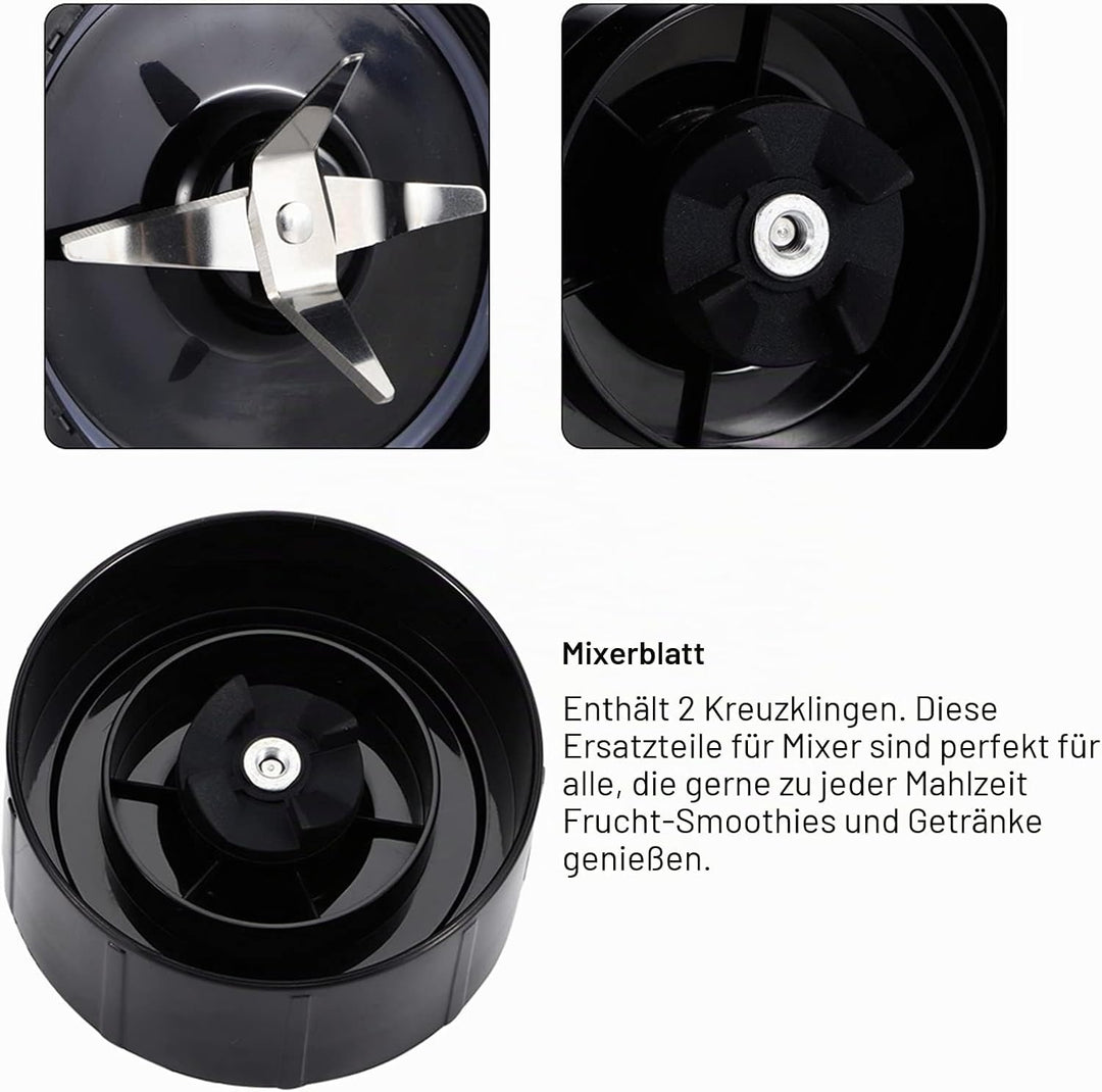 2Pcs 250W Kreuz Klinge Mixer Ersatzteile Entsafter Ersatz Zubehör Teile Klinge