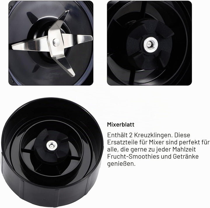 2Pcs 250W Kreuz Klinge Mixer Ersatzteile Entsafter Ersatz Zubehör Teile Klinge