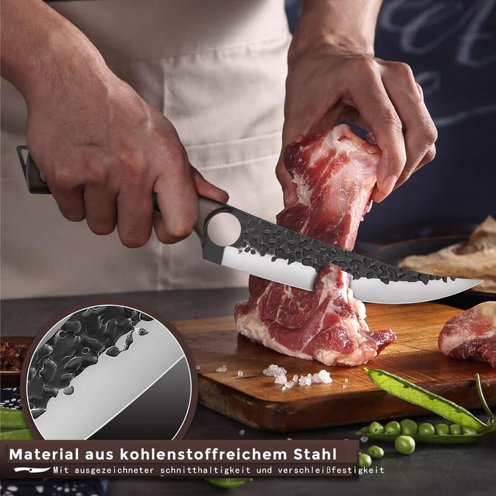 Purple Dragon 7 Zoll Ausbeinmesser Filet Messer Full Tang Kochmesser Fleisch Gemüse Cleaver High Car