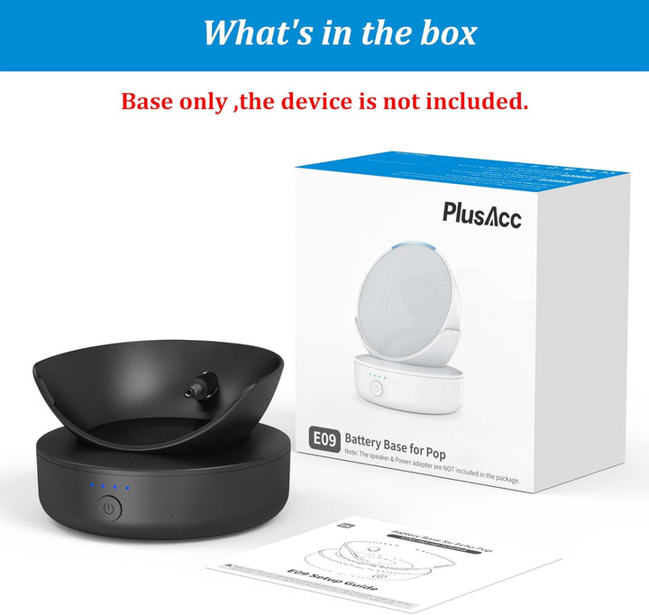 PlusAcc Akku für POP - Tragbare Akkustation，Batterie für Wohnzimmer Küche Schlafzimmer Outdoor (Ohne