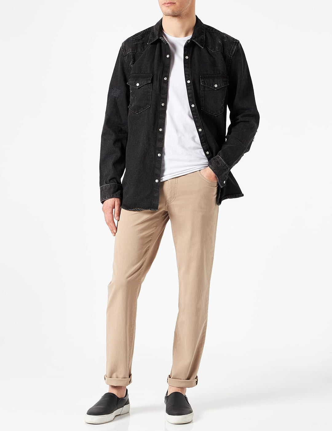 BRAX EUREX by Hose Herren Style Carlos Regular Fit Five-Pocket 32W / 34L Frappe, 32W / 34L Frappe