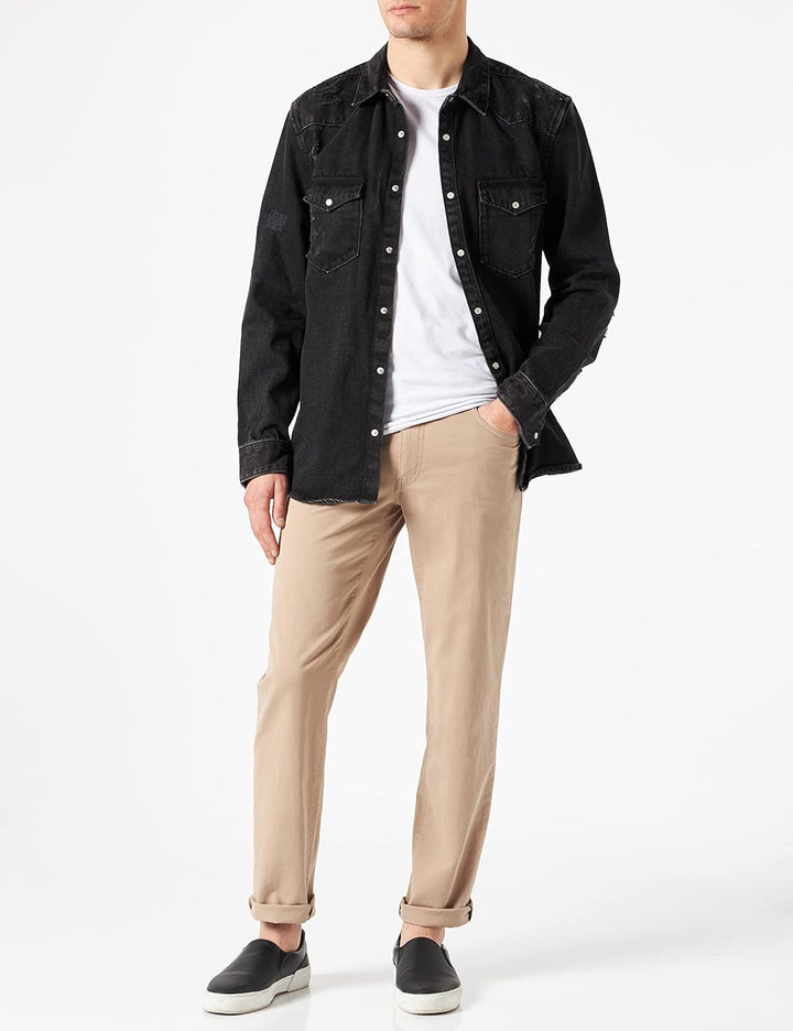 BRAX EUREX by Hose Herren Style Carlos Regular Fit Five-Pocket 32W / 34L Frappe, 32W / 34L Frappe