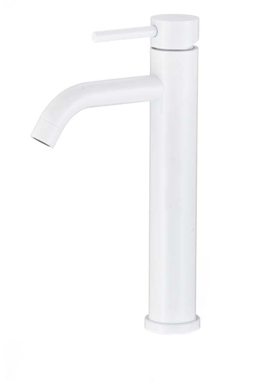 VALAZ Wasserhahn Bad Hoch Weiss | Einhebelmischer Waschbecken, Warm und Kaltwassermischer, Wasserspa