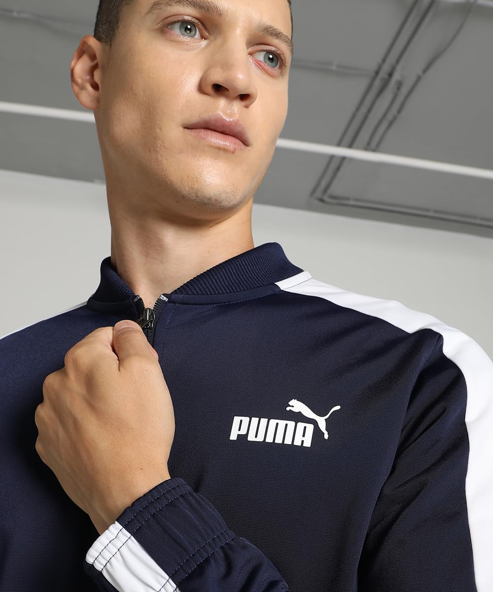 PUMA Herren Trainingsanzug S Navy Blue, S Navy Blue