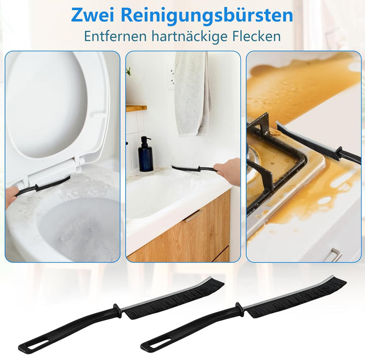 Terafeels 310 cm 5 Stück Staubwedel Lang Teleskop Waschbar, mit 1 Biegbare Eckbesen und 1 Chenille S