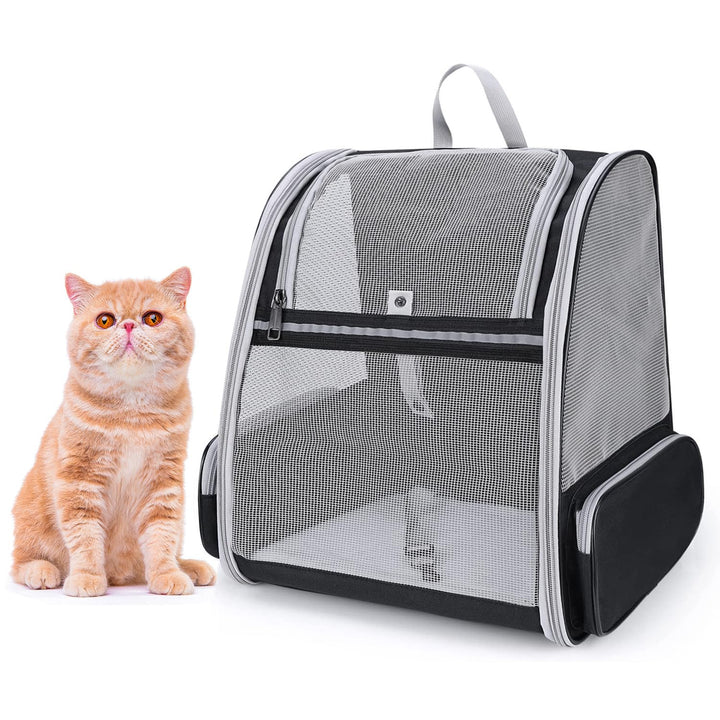 Haustier-Rucksack für Hunde, Katzen, Welpen, Vollständig Belüftetes Netzgewebe, von Fluggesellschaft