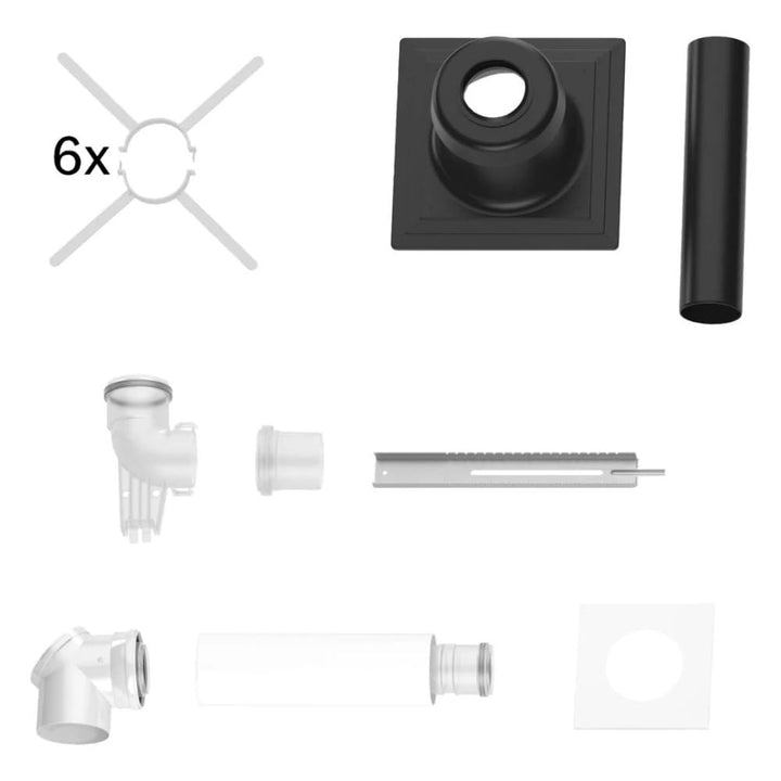 Bosch FC-Set80-C93x Grundbausatz 80/125 Schacht oben Kunststoff