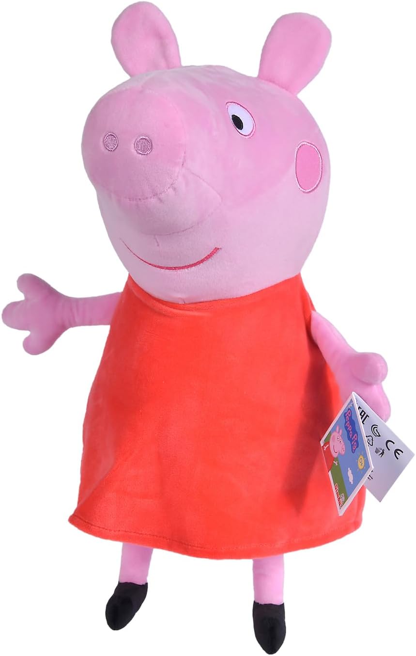 Peppa Wutz Plüschfigur 33cm – weiches Kuscheltier für Kinder ab 0 Jahren – Peppa Pig Stofftier bekan