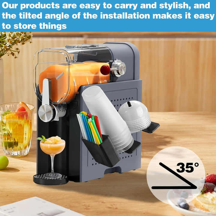 3-in-1-Ninja Smoothie-Maker-Zubehör, seitlich montierter Becherdeckel und Strohhalmhalter, Leicht zu
