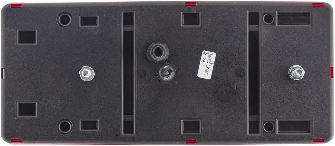 HELLA - Heckleuchte - Glühlampe - 12V - Anbau - Lichtscheibenfarbe: rot - Stecker: Flachstecker - re