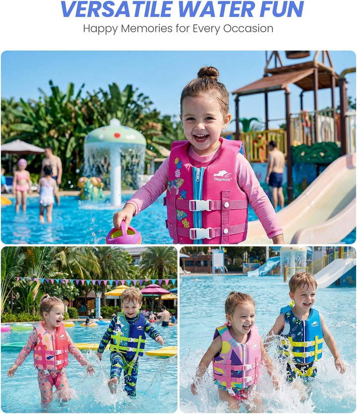 Gogokids Kinder Schwimmweste Float Jacket – Kleinkind Badeanzug Assist Bademode Schwimmtraining Auft