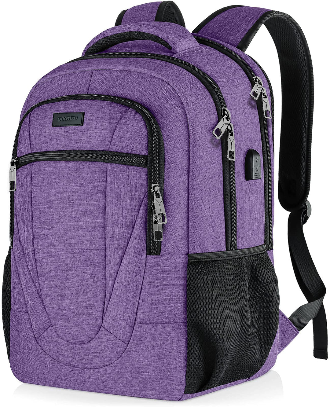 BIKROD Rucksack Herren und Damen, Schulrucksack Jungen Mädchen Teenager, Wasserdicht Rucksack | 15.6