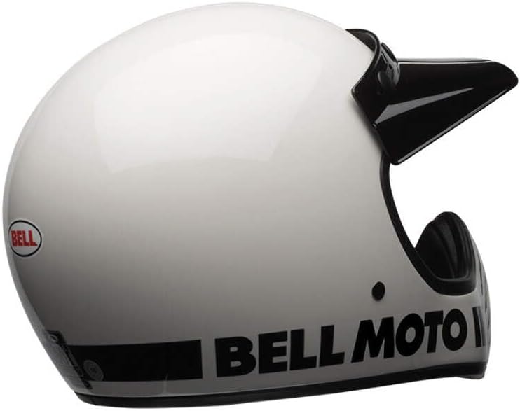 BELL Moto-3 Classic Endurohelm (weiss), L (59)