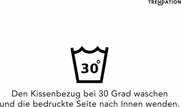 Trendation Leseratte Geschenk Kissen mit Füllung 40x40 Nur Noch EIN Kapitel Bücher Lesen Bücherwurm
