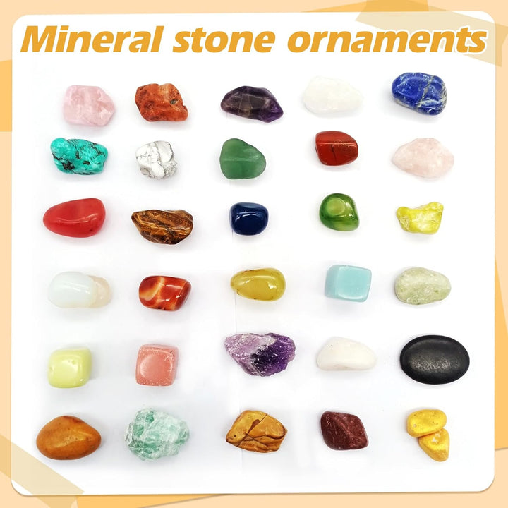 Edelsteine Set, 80 Mineralien Edelsteinen, Natürliche Kristalle Edelstein Sammeln, Edelsteinsammlung