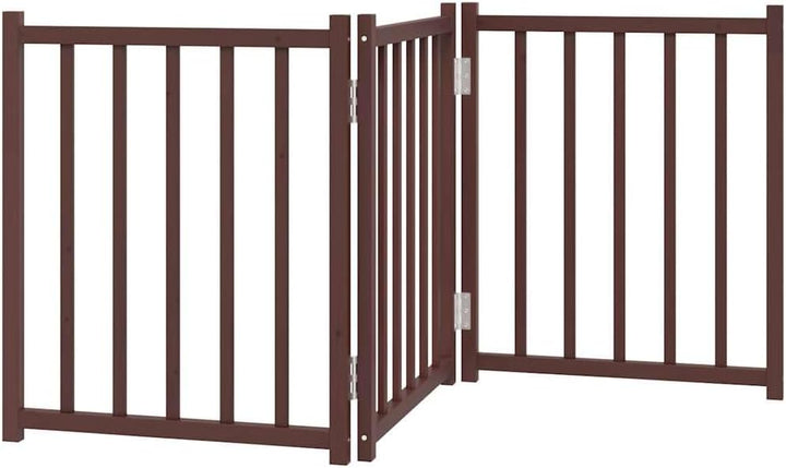 vidaXL Hundetor 3-TLG., Hundegitter Faltbar Pflegeleicht, Schutzgitter für Wohnzimmer Küche Treppe,