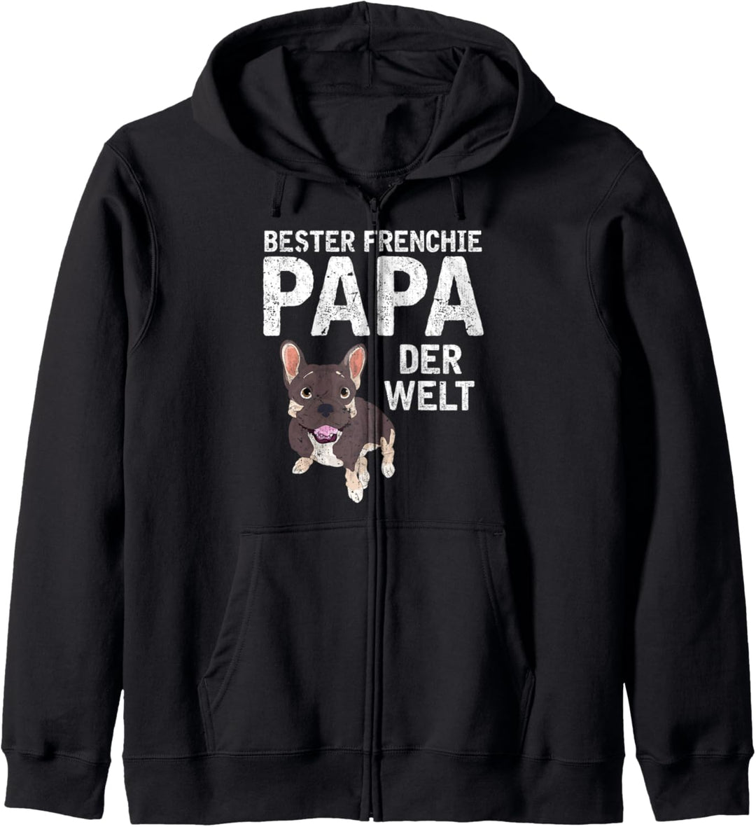 Bester Frenchie Papa der Welt Vatertag Hund Bulldogge Kapuzenjacke