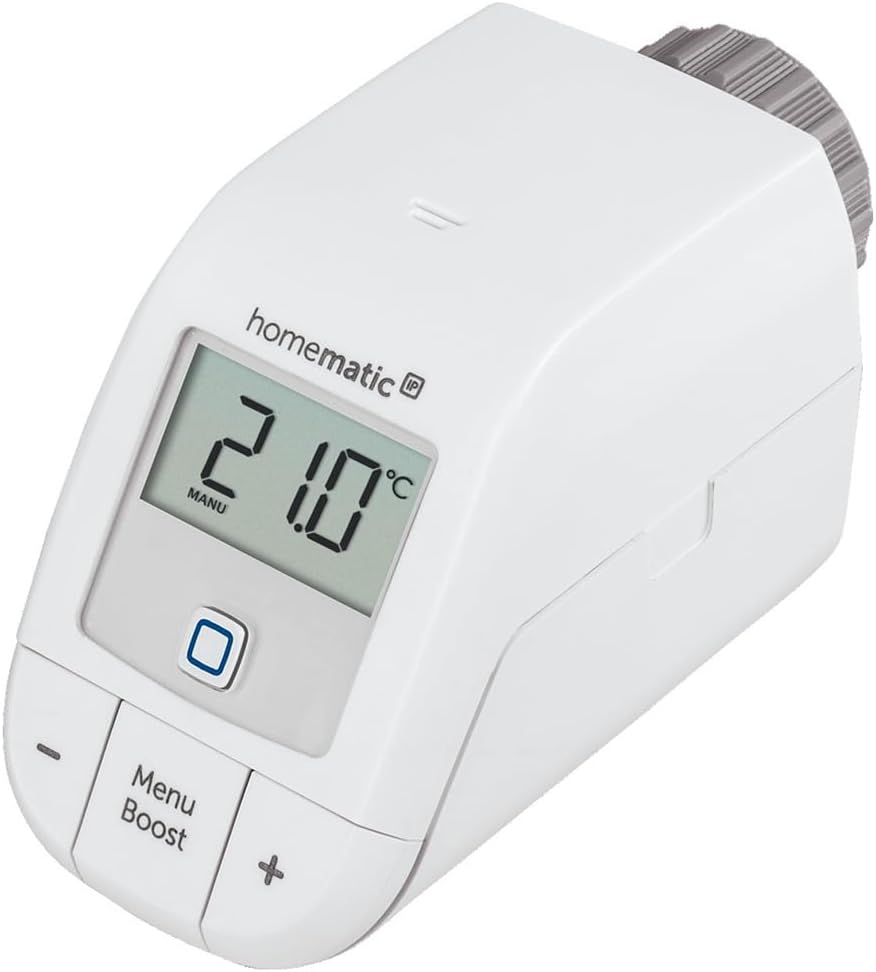 Homematic IP Funk Smart Home Heizungssteuerung Komplettpaket für 4 Heizkörper mit kostenloser Smartp