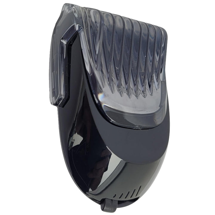 Click-on Bartstyler Aufsatz RQ111 RQ111/60 kompatibel mit Philips Einstellbar, schwarz, Trimmen mit
