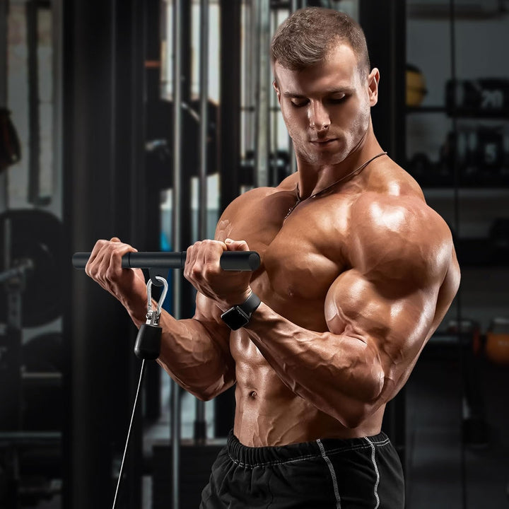 Favuit Bizeps Stange Latzugstange, LAT Pull Down Bar Fitness Krafttraining Gerade Stange Kabelzug La