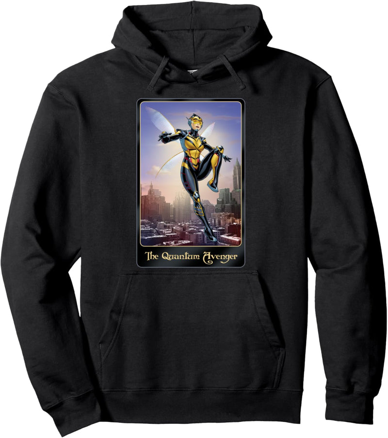 Marvel Wasp Quantum Avenger Card Art Pullover Hoodie