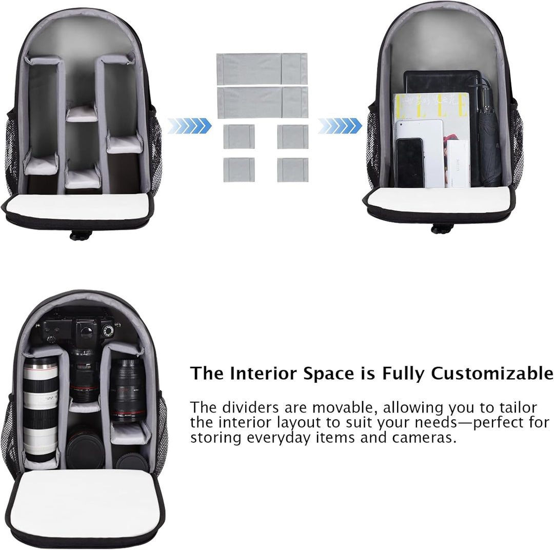 Kamerarucksack Kameratasche Spiegelreflex Klein Leicht Fotorucksack Kamera Rucksack für DSLR SLR und