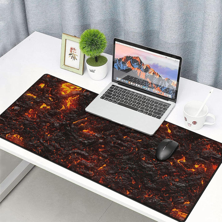 JIALONG Gaming Mauspad, XXL Mousepad, Durable Tischunterlage Schreibtischunterlage mit genähten Kant