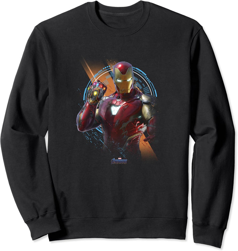 Marvel Avengers Endgame Iron Man Time Travel Platform Logo Sweatshirt