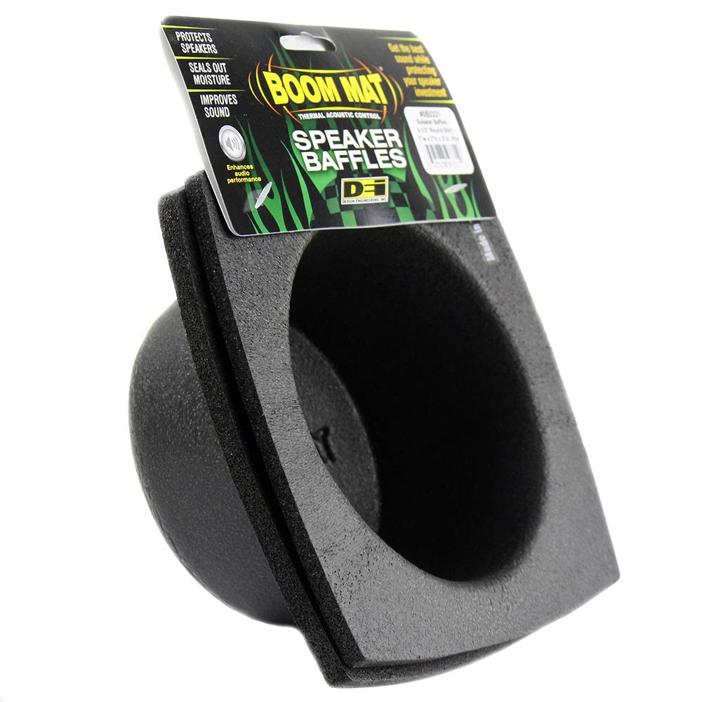 DESIGN ENGINEERING DEI, 050331 Boom Mat, Lautsprecher-Absorber, 16,5 cm, rund, schlank (Packung mit