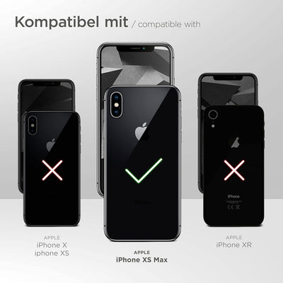 ONEFLOW Handykette 'Twist Strap' kompatibel mit Apple iPhone XS Max Hülle zum Umhängen transparent,