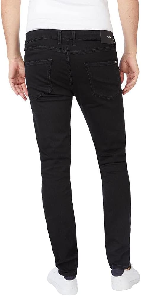 Pepe Jeans Herren Jeans Finsbury 28W / 32L Black (Denim-xe5), 28W / 32L Black (Denim-xe5)