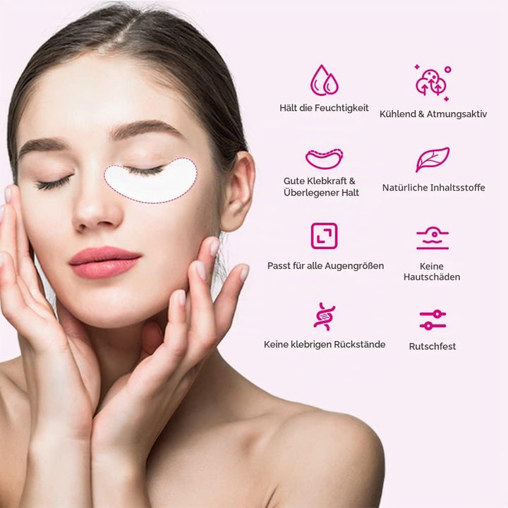100 Paare Augenpads Wimpernpads für Wimpernverlängerung Wimpernlifting Wimpern Färben Wimpern Augen