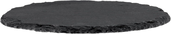 12 Stück 12cm Schwarz Schiefer Untersetzer Rund, Runde Schiefer Getränkeuntersetzer, Schieferplatte