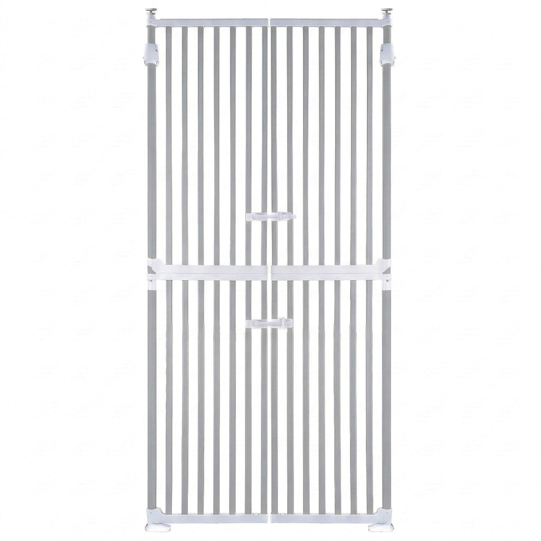Tenzo-R Absperrgitter Treppenschutzgitter Grau 86-96cm 180cm Hoch
