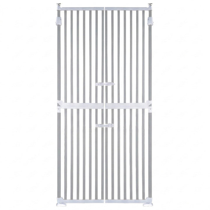 Tenzo-R Absperrgitter Treppenschutzgitter Grau 86-96cm 180cm Hoch