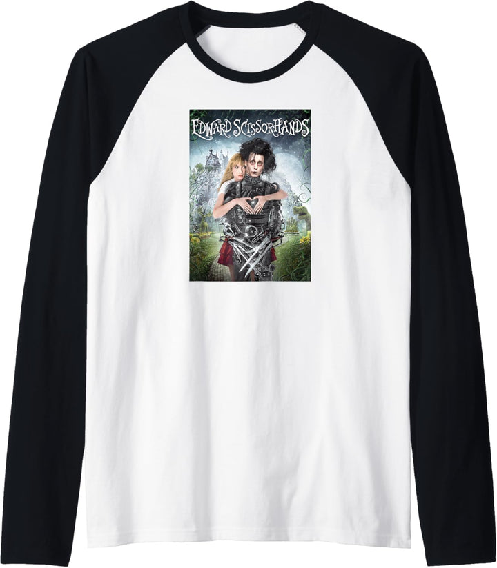 Tim Burton’s Edward Scissorhands Edward and Kim Movie Poster Raglan