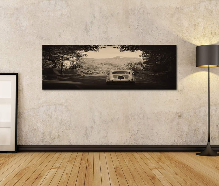 islandburner Bild auf Leinwand Old Fashioned Auto Retro Vintage Bilder Wandbilder Poster Leinwand 12