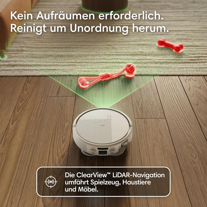 iRobot Roomba® Plus 515 Combo Roboter + AutoWash™ Dock, 22Kpa, Multifunktions‑Dock, Wäscht und trock