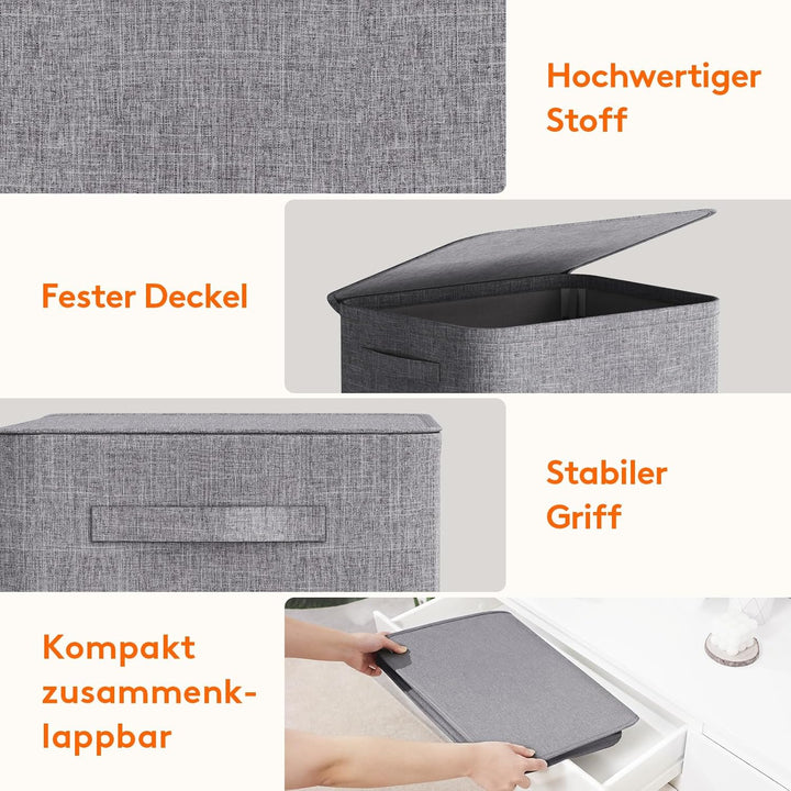 Lifewit 100L Pfandflaschen Sammelbehälter mit Deckel, Gross Pfandflaschen Aufbewahrung, Behälter Lee