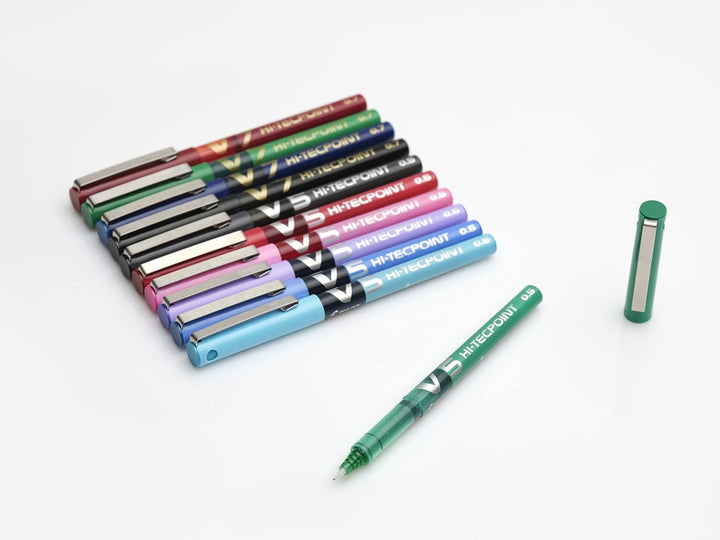 Pilot V7 0,7 mm Tinte Tintenroller, Blau (20 Stück), blau