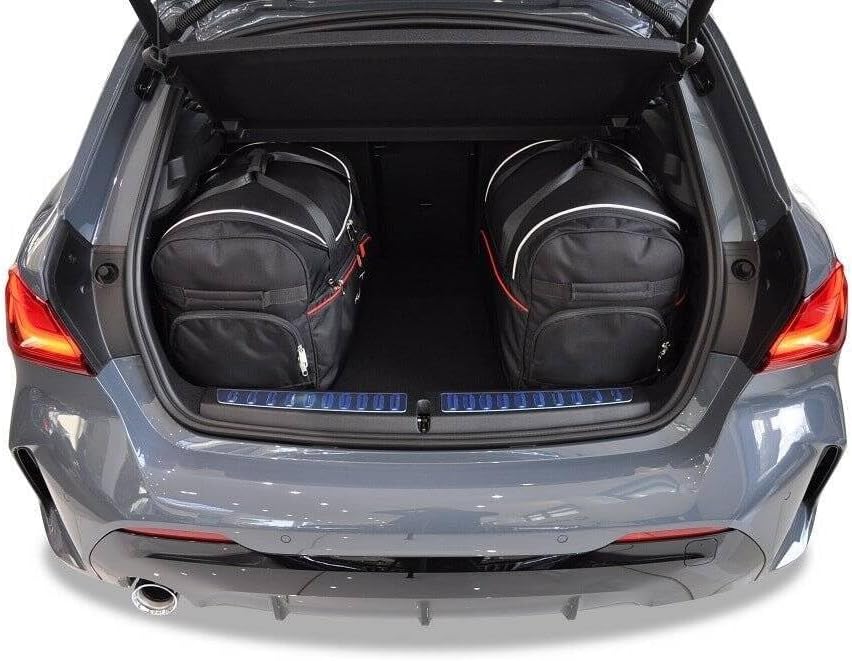 KJUST Dedizierte Reisetaschen 3 STK kompatibel mit BMW 1 Hatchback F40 2019+