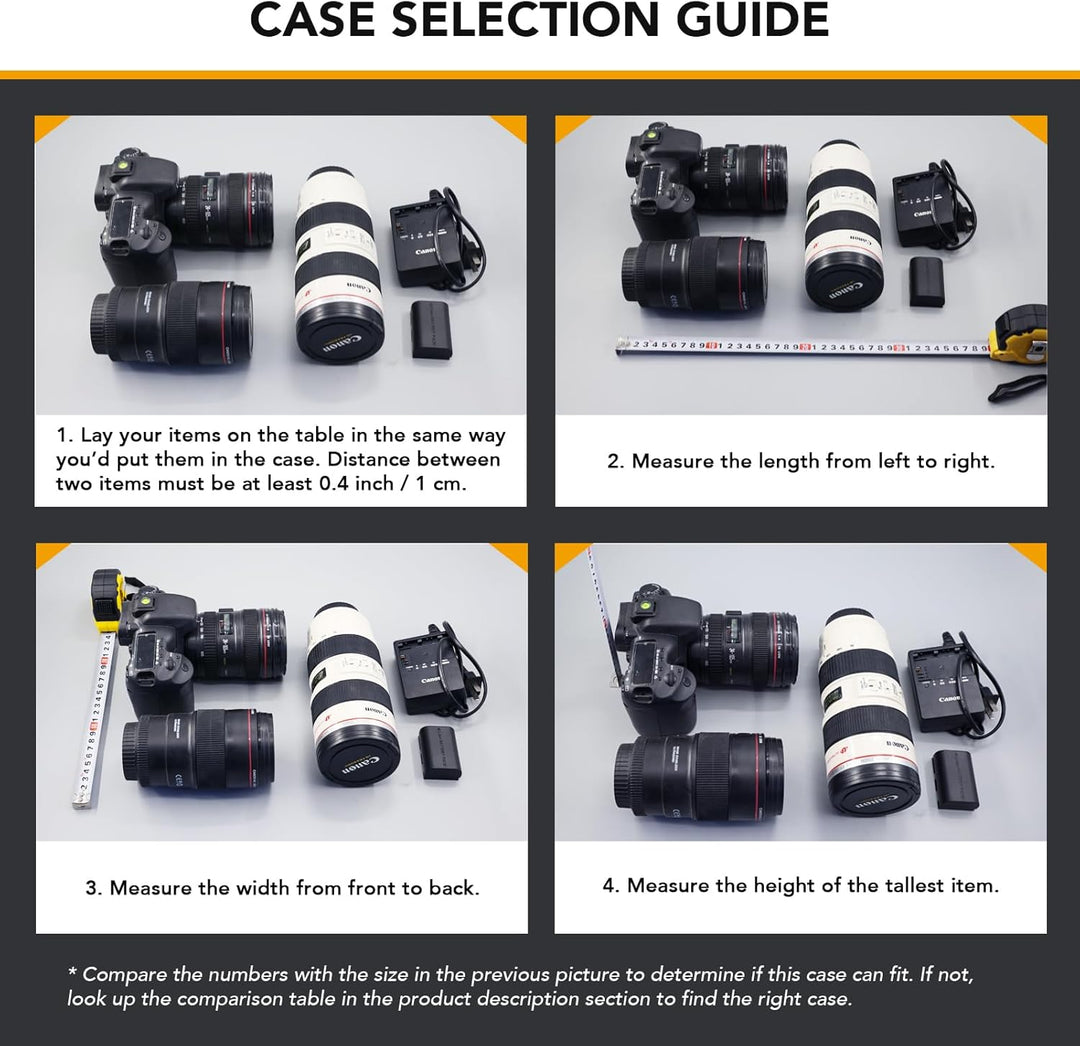 Lykus HC-2830 Wasserdicht Koffer mit anpassbar Rasterschaumstoff, Innengrösse 28,2x22,2x16,6 cm, Gee