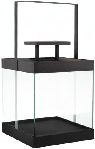blomus -FINCA- Laterne S aus pulverbeschichtetem Metall, Windlicht, exklusive Optik, modernes Wohnac